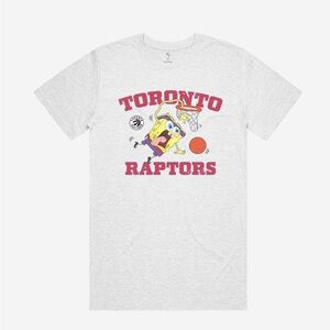 Peace Collective Toronto Raptors SpongeBob Graphic T-Shirt Men’s Unisex Medium